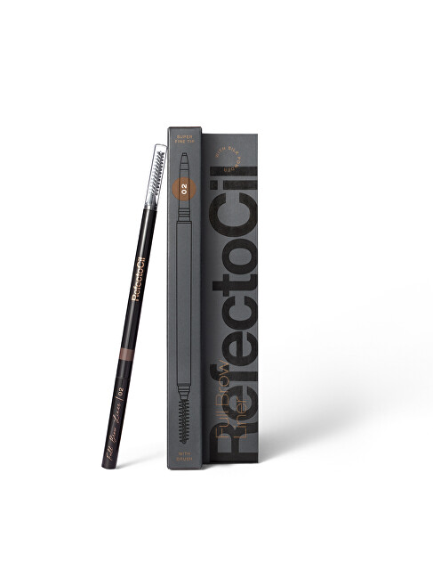 RefectoCil Waterproof eyebrow pencil Full Brow Liner 02 medium brown antakių pie&scaron;tukas