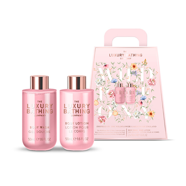 Grace Cole Peony & Peach Mini Duo ( Pivoňka, Broskev & Malina ) - D&aacute;rkov&aacute; mini sada p&eacute;če o tělo ( 2 ks ) Vonios ir du&scaron;o priemonė Moterims