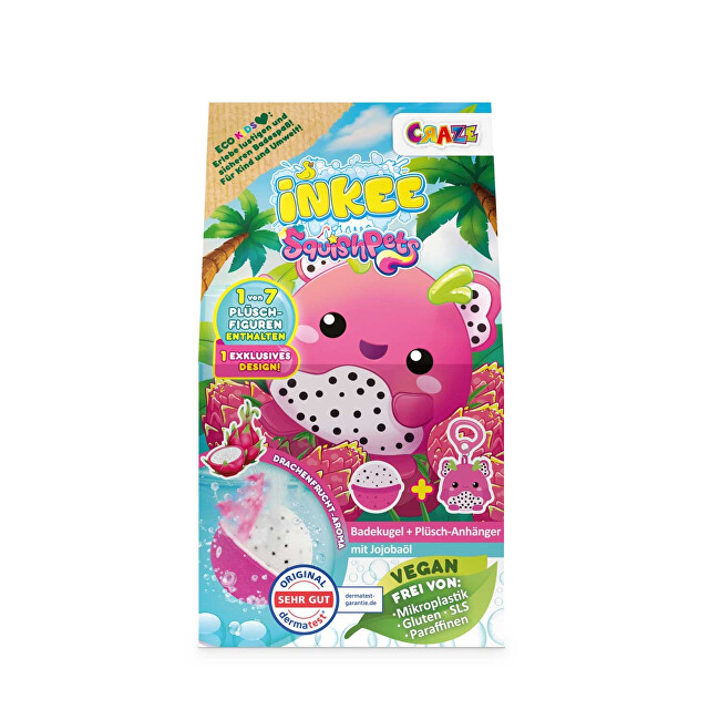 INKEE Bath bomb with surprise Plush pet XXL Vonios ir du&scaron;o priemonė