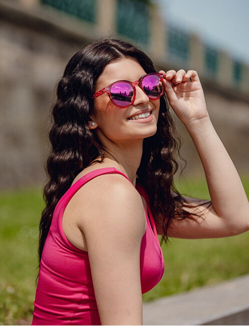 Vuch Polarizačn&iacute; slunečn&iacute; br&yacute;le Foxy Dotty Pink akiniai nuo saulės