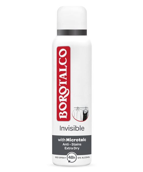 Borotalco Invisible Deodorant Spray 150 ml 150ml Unisex