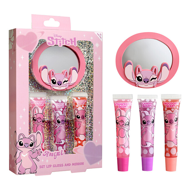 EP Line Stitch & Angel Lip Gloss Gift Set lūpų blizgesys