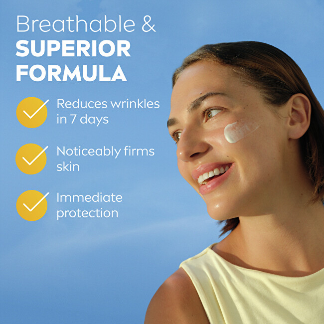 Nivea Protective face cream SPF 50+ Anti-Age Q10 UV Face Cream 40 ml 40ml veido apsauga