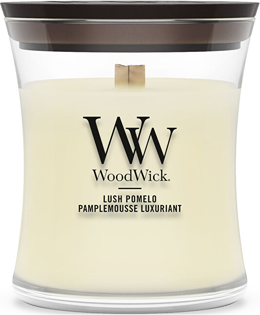 WoodWick Scented candle vase small Lush Pomelo 85 g kvepianti žvakė