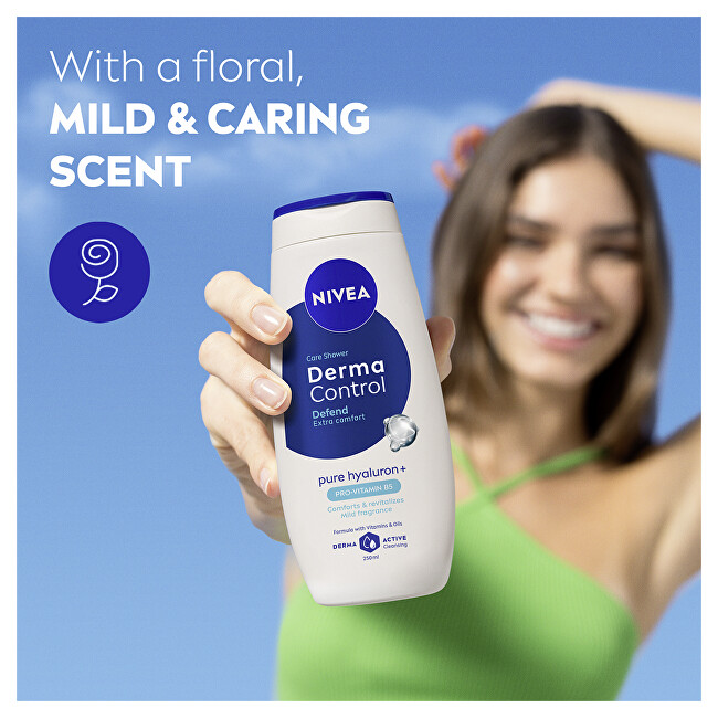 Nivea Revitalizing shower gel Derma Control Defend (Care Shower) 250ml Moterims