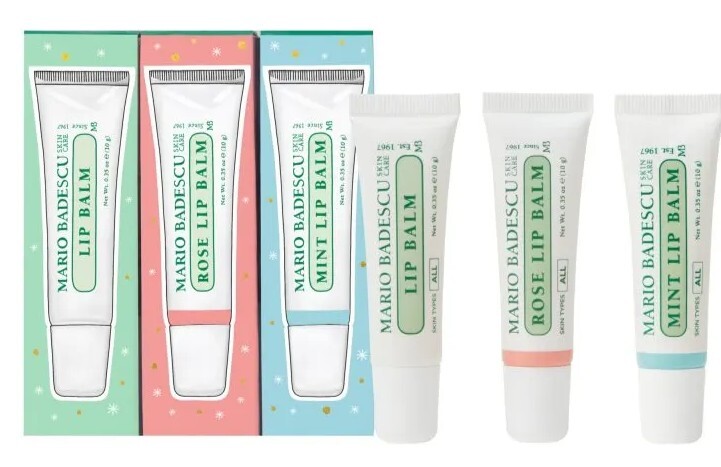 Mario Badescu Lip Balm Trio Gift Set Moterims Mario Badescu Lip Balm Trio Gift Set Moterims