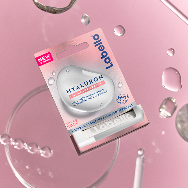 Labello Lip balm Hyaluron Rose Lip Balm 5.2 g lūpų balzamas