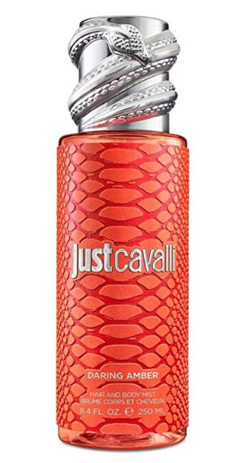 Roberto Cavalli Just Cavalli Daring Amber 250ml kvepalai Moterims Plaukų dulkės