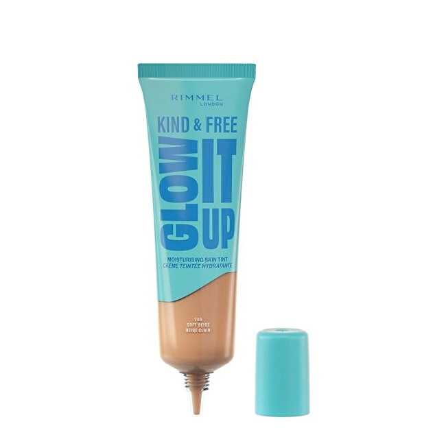 Rimmel Hydrating make-up Kind & Free Glow It Up (Skin Tint) 30 ml 160 makiažo pagrindas