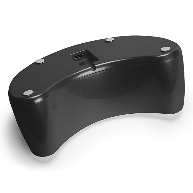 Palsar 7 Professional LED treatment mask for face and neck with charging station (Black, Gold) kosmetinis prietaisas