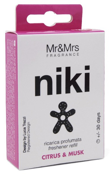 Mr&Mrs Fragrance Niki Big Citrus & Musk - refill namų kvapas
