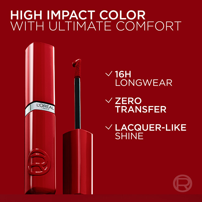 L'Or&eacute;al Paris Infaillible Liquid Lipstick (Laque Resistance) 4.3 ml 410 Rouge Poppy lūpdažis