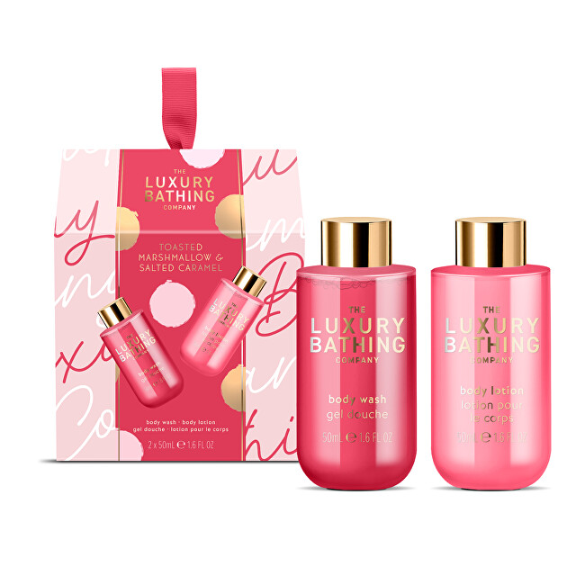 Grace Cole Toasted Marshmallow & Salted Caramel Mini Set - D&aacute;rkov&aacute; mini sada p&eacute;če o tělo Vonios ir du&scaron;o priemonė Moterims