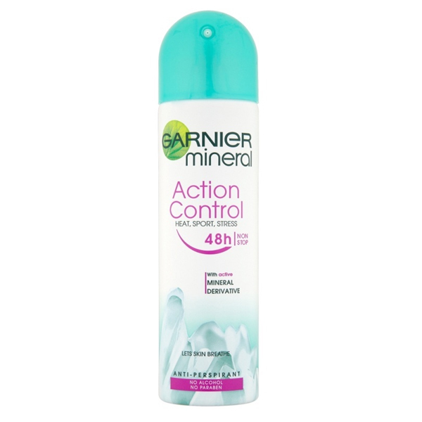 Garnier Mineral Deodorant Spray Control Action for Women 150 ml 150ml Moterims