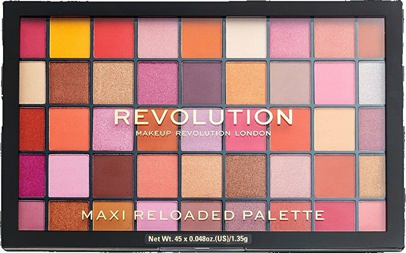Revolution Maxi Reloaded Eye Shadow Palette Big Big Love 60.75 g šešėliai