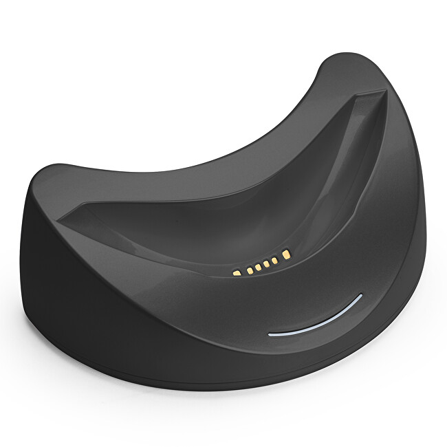 Palsar 7 Professional LED treatment mask for face and neck with charging station (Black, Gold) kosmetinis prietaisas