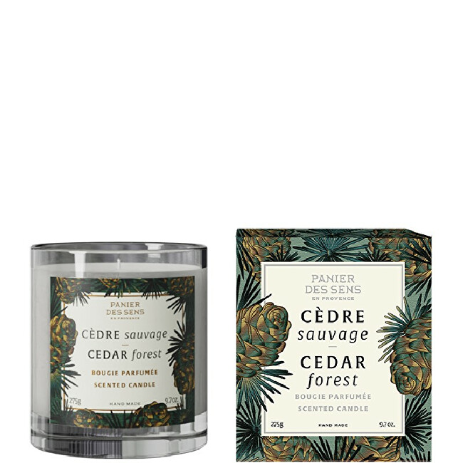 Panier des Sens Scented candle Home Cedar Forest (Scented Candle) 275 g kvepianti žvakė
