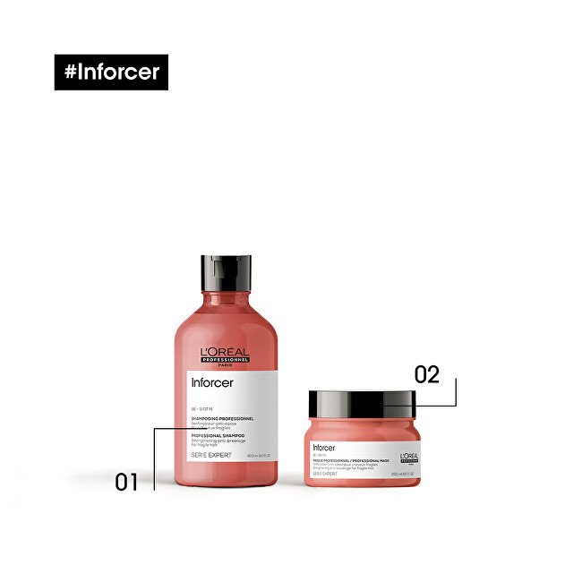 L&acute;Or&eacute;al Professionnel Expert Series Strengthening Mask against Hair Breakage (B6 + Biotin Inforcer) 250ml atstatomoji plaukų priežiūros priemonė