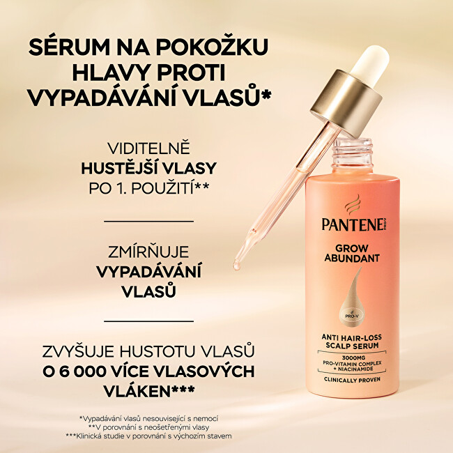Pantene Hair serum Grow Abundant Anti Hair-Loss Scalp Serum 60 ml 60ml &scaron;ampūnas