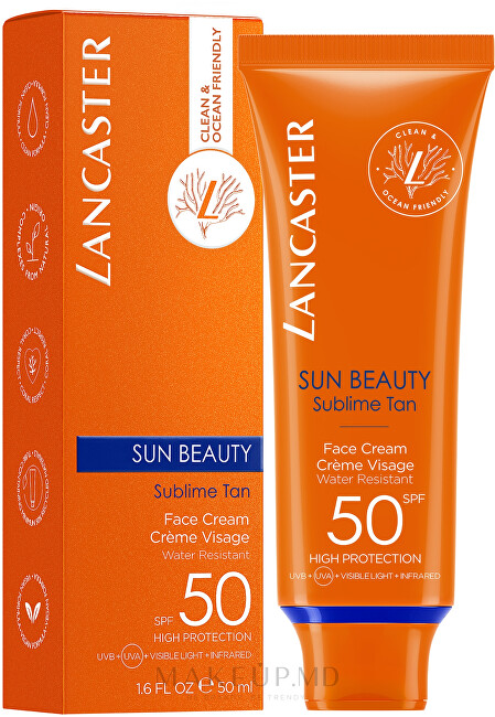 Lancaster Face sunscreen SPF 50 Sun Beauty (Face Cream) 50 ml 50ml Moterims