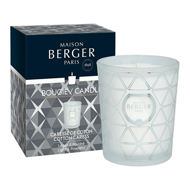 Maison Berger Paris BERGER Geode svíčka 180g Cotton Caress / Bavlněná péče ojíněná Unisex