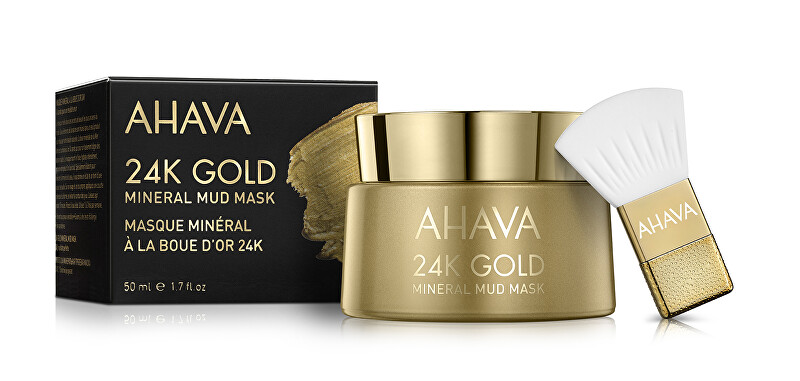 AHAVA Mineral Mud Mask with 24K Gold 24K Gold ( Mineral Mud Mask) 50ml Moterims