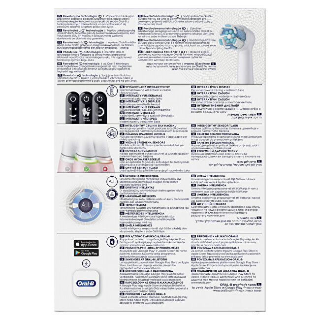 Oral B Electric toothbrush Series iO 6 Pink dantų &scaron;epetėlis