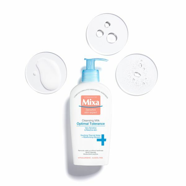 Mixa Cosmetic milk for sensitive skin 200 ml 200ml makiažo valiklis