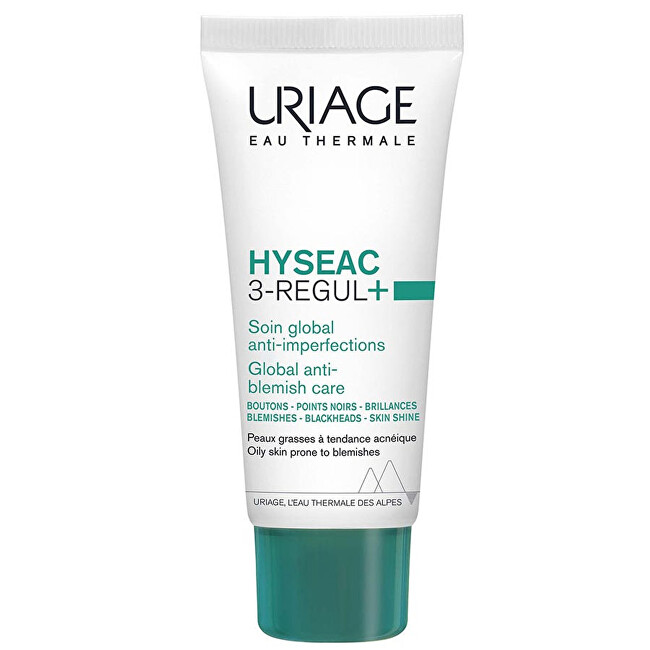 Uriage Care against skin imperfections Hyseac 3-Regul+ (Global Anti-Blemish Care) 40 ml 40ml Moterims Uriage Care against skin imperfections Hyseac 3-Regul+ (Global Anti-Blemish Care) 40 ml 40ml Moterims