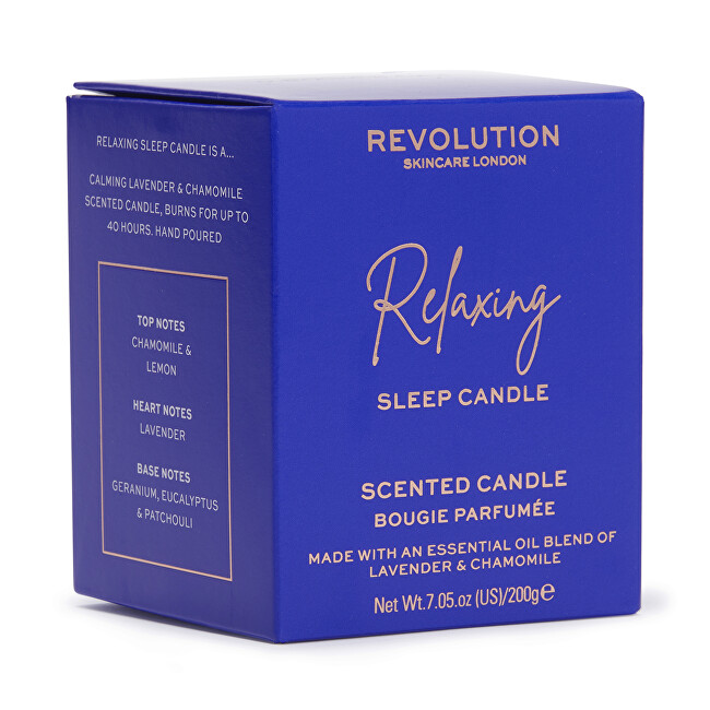Revolution Skincare Scented candle Overnight Relaxing (Sleep Candle) 200 g Kvepalai Unisex