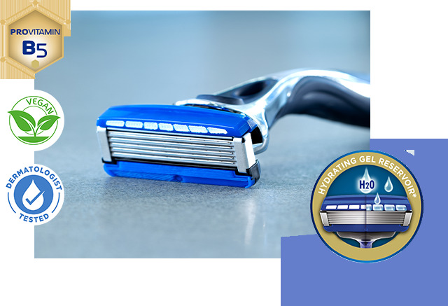 Wilkinson Sword Shaver + 1 spare Hydro 5 Skin Protection head skustuvas