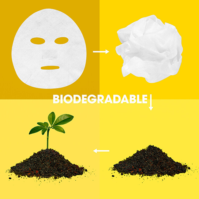 Garnier Moisturizing textile mask to brighten the skin with vitamin C Skin Natura l s 28 g Moterims