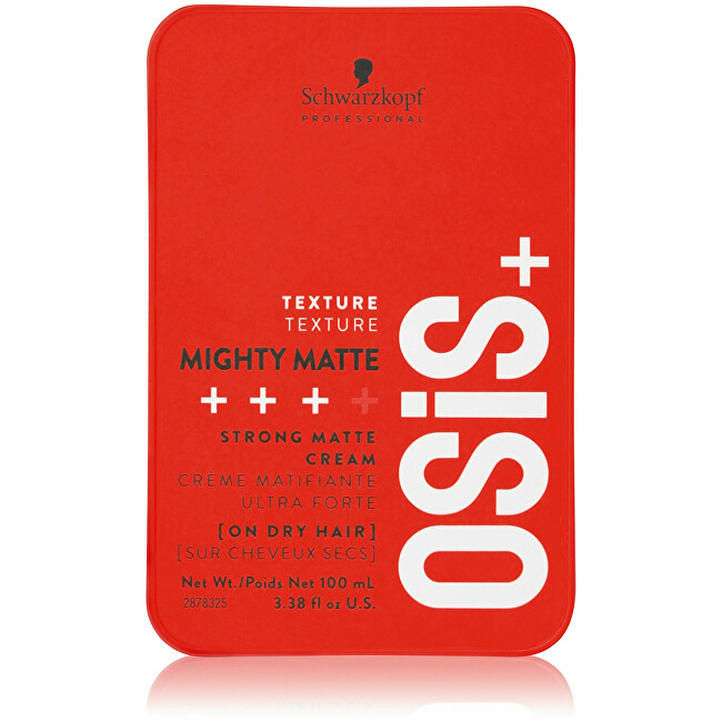 Schwarzkopf Professional Strong matte hair cream OSiS Mighty Matte ( Strong Matte Cream) 100 ml 100ml modeliavimo priemonė