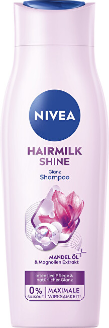 Nivea Hairmilk Shine Shampoo 250ml Moterims