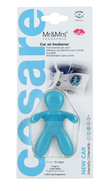 Mr&Mrs Fragrance Cesare New Car Blue - vůně do auta automobilio gaiviklis