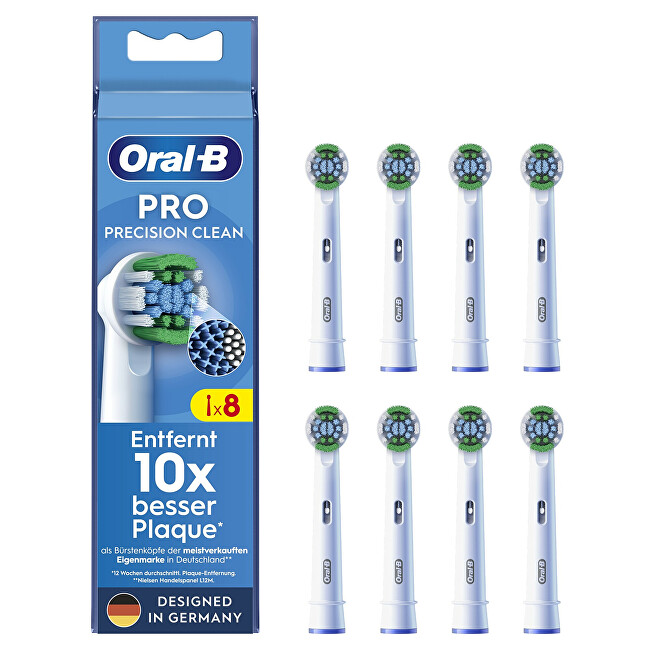 Oral B Precision Clean EB20 replacement brush heads 8 pcs. Unisex
