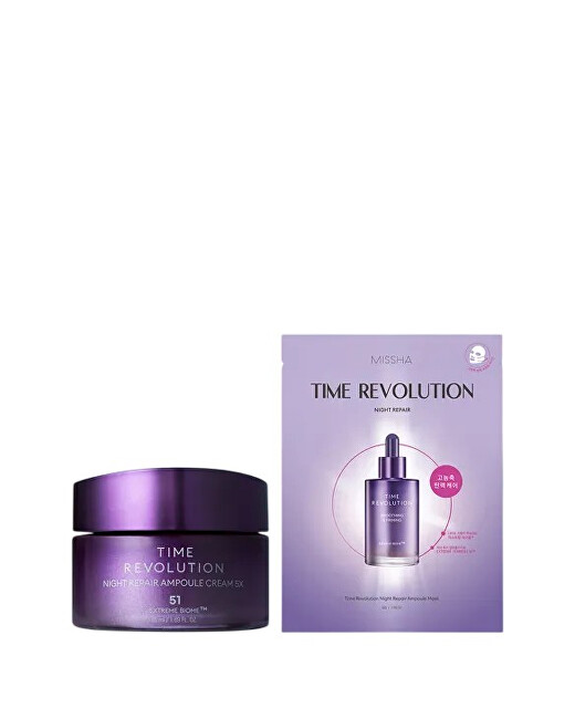 Missha Time Revolution Night Repair Cream & Mask Duo Set Gift Set Moterims