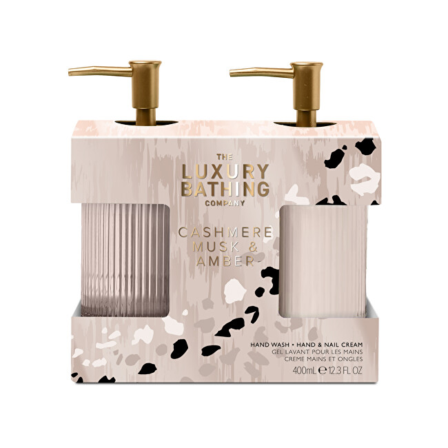 Grace Cole Cashmere, Musk & Amber Hand Gift Set 2 pcs Vonios ir du&scaron;o priemonė Moterims