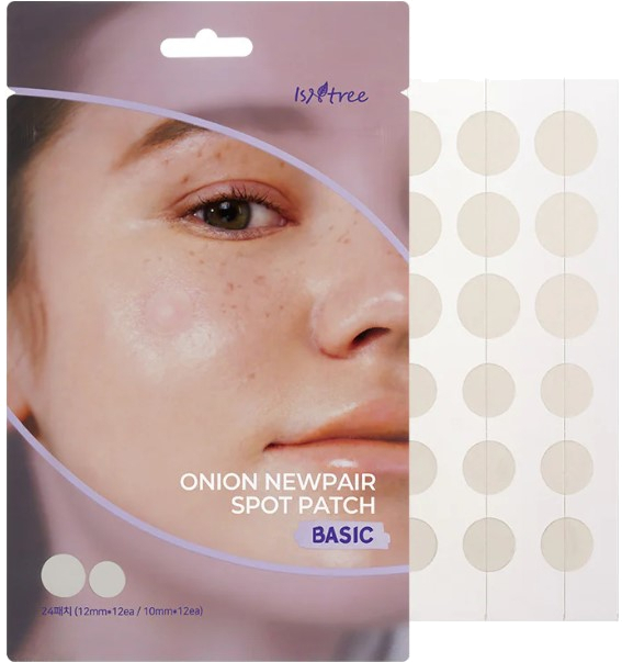 Isntree Healing patches for acne Onion Newpair Spot Patch 24 pcs Moterims