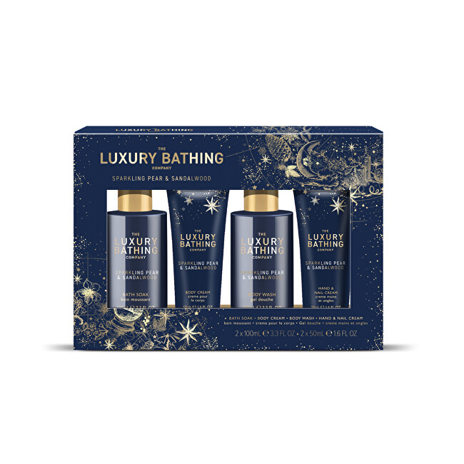 Grace Cole Luxury Bathing Body & Shower Set ( Hru&scaron;ka & Santalov&eacute; dřevo ) - D&aacute;rkov&aacute; sada p&eacute;če o tělo Vonios ir du&scaron;o priemonė Moterims