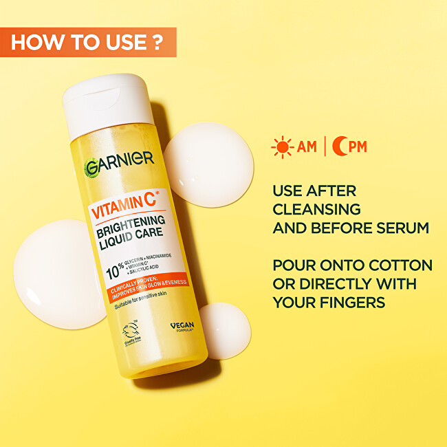 Garnier Brightening Skin Essence Vitamin C* (Brightening Liquid Care) 120 ml 120ml Moterims