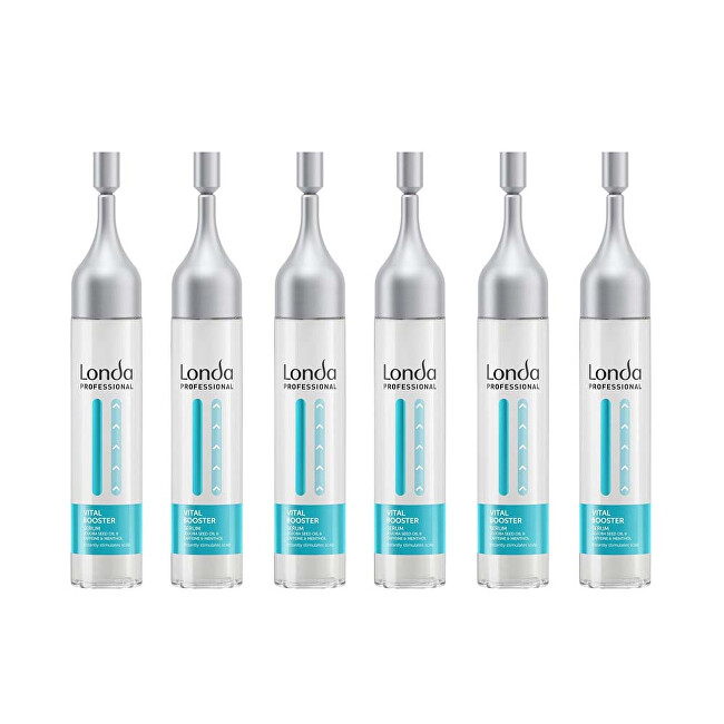 Londa Professional Vital Booster Strengthening Serum (Serum) 6 x 9 ml 9ml atstatomoji plaukų priežiūros priemonė