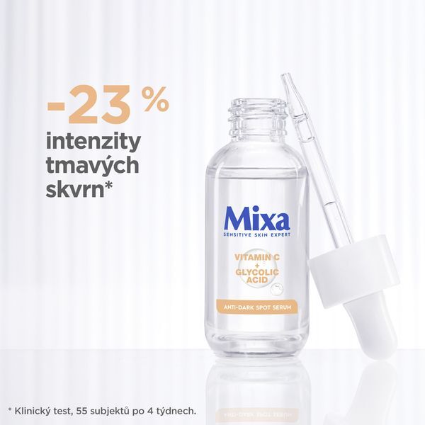 Mixa Serum with vitamin C against pigment spots (Anti-Dark Spot Serum) 30 ml 30ml vietinės priežiūros priemonė