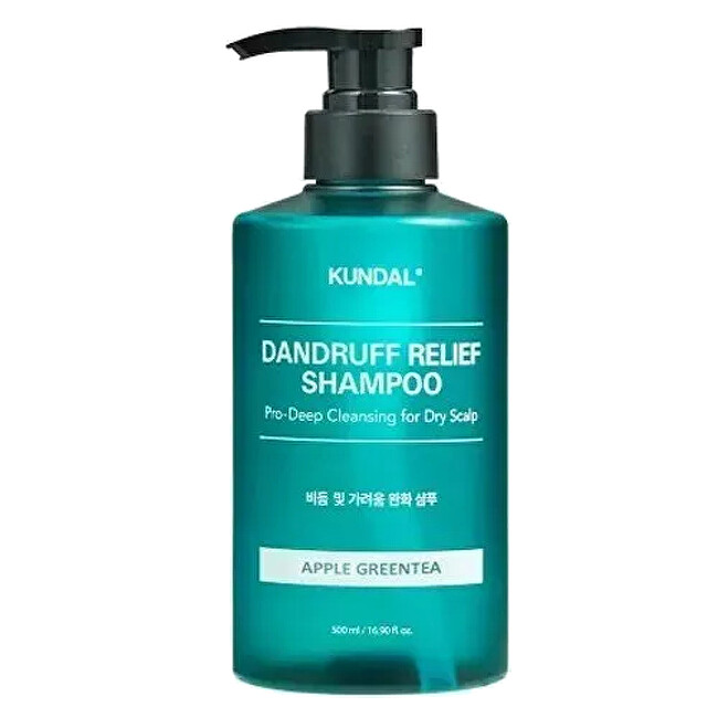 KUNDAL Apple Greentea Dandruff Relief Shampoo (Dandruff Relief Shampoo) 500ml Moterims
