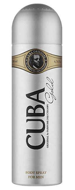 Cuba Cuba Gold - deodorant ve spreji 200ml Vyrams