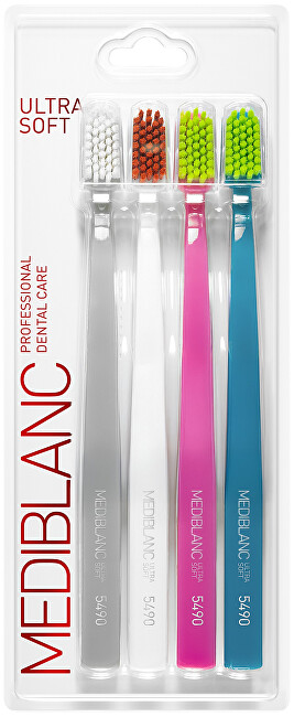 MEDIBLANC Ultra Soft Toothbrush 4 pcs Unisex