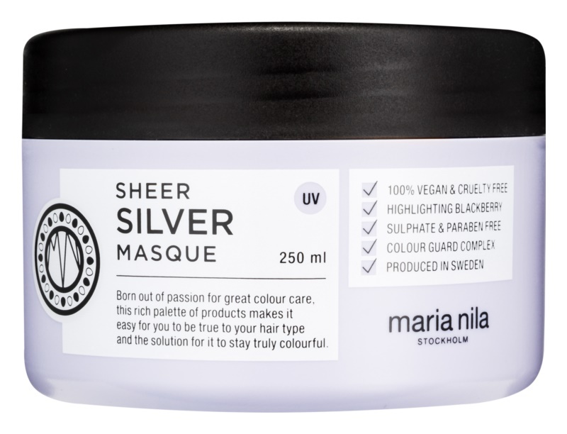 Maria Nila Nutritive Mask for Blonde Hair Sheer Silver (Masque) 250 ml 250ml Moterims