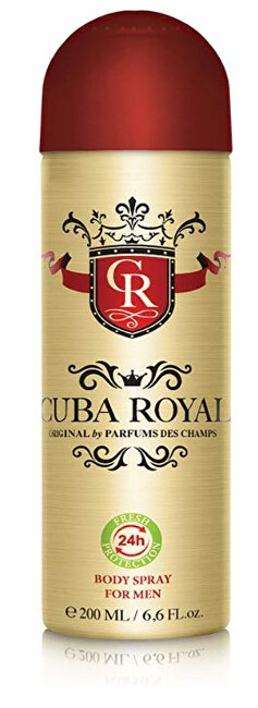 Cuba Royal - deodorant ve spreji 200ml Vyrams