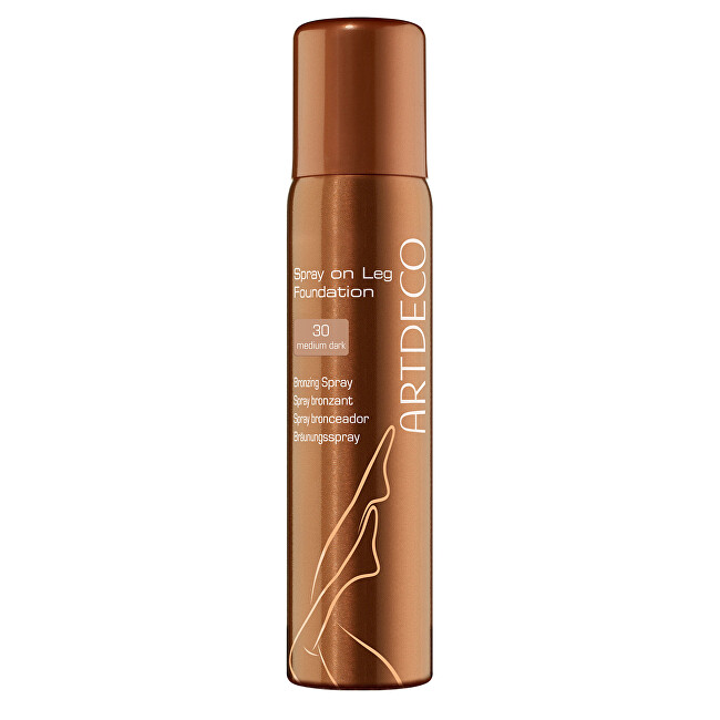 Artdeco Bronzing spray legs (Leg Spray On Foundation) 100 ml 50 Natural Medium Kojų pur&scaron;kiklis