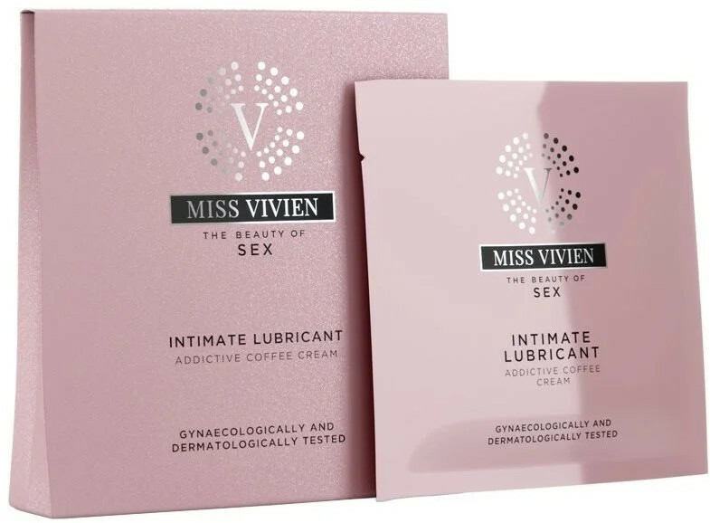 Miss Vivien Jednorázový lubrikační gel Coffee & Cream (Intimate Lubricant) 3 x 6 ml 6ml Unisex